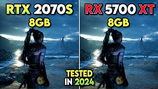 RX 5700 XT vs RTX 2070 SUPER  How Much Performance Difference in 2024 [upl. by Publia]