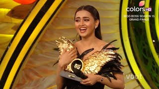 Bigg Boss 15 Winner Tejaswi Prakash Congratulations [upl. by Lamphere]