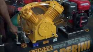 Compressor Chiaperinni c Motor a Gasolina Cj25 APV [upl. by Wilda]