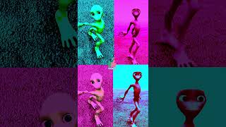 alien dance dam tu cosita viral video aliendancefunny greenaliendance [upl. by Nairadal]