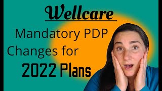 Wellcare 2022 PDP Changes [upl. by Nannette]