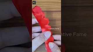 Ribbon Flower Making  Flower Craft  DIY Ribbon Flowers [upl. by Proffitt]