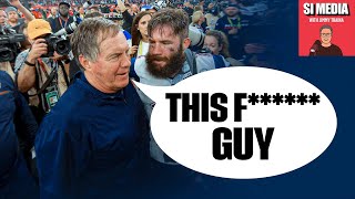 Julian Edelman Shares His Favorite Bill Belichick Story  SI Media [upl. by Lyrem]