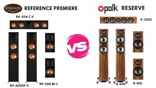 klipsch Premiere VS Polk Reserve klipsch polkaudio hometheater speaker Onkyo SVS [upl. by Killion]