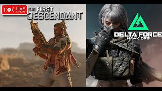 Farming Catalysts with Esiemo before S1 then Delta Force Alpha  The First Descendant Live Stream [upl. by Ekim809]