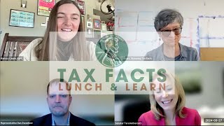 Tax Facts Lunch amp Learn Tax Takeaways with Senator Tara Nethercott and Representative Dan Zwonitzer [upl. by Afatsuom]