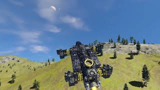 Space Engineers  Scriptless VTOL [upl. by Cohla]