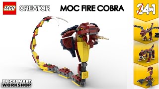 31102 Fire Dragon MOC Alternate Fire Cobra [upl. by Anilet]