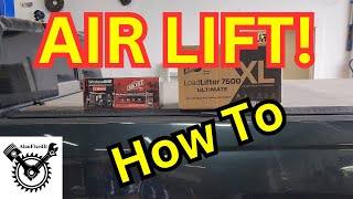 20112019 ChevyGMC 25003500 Air Lift Load Lifter Install  AlanFixedIt [upl. by Beane]