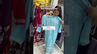 SALE IN CHIKANKARI KURTIS [upl. by Bopp]