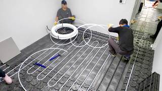 How to Make Floor Heating System With Incredible Speed Innovative Korean Floor Heating Technology [upl. by Eninnaej]