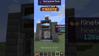 How to Set Up a Mechanical Mixer in the Minecraft Create Mod [upl. by Aneled157]