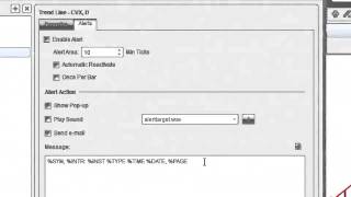 Trend Lines Templates  eSignal 11 Trading Platform  Making Trading more efficient [upl. by Orelee]