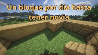 Construyendo una Casa hasta tener Novia con un bloque por dia en Minecraft  Dia 173 [upl. by Varien263]