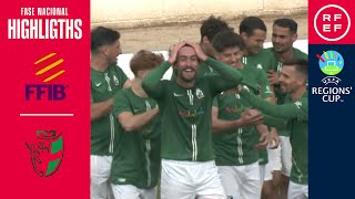 Resumen  Copa de las Regiones UEFA  Islas Baleares 0  3 Andalucía  Fase Nacional [upl. by Airdnola626]