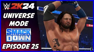 WWE 2K24  Universe Mode  Smackdown Episode 25 [upl. by Eudosia]