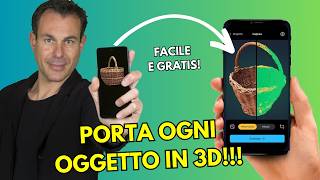 Lo Smartphone diventa uno SCANNER 3D con questa super APP gratuita [upl. by Gnaoh]