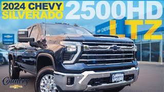 INSIDE the NEW 2024 Chevrolet Silverado 2500HD LTZ [upl. by Anohsal243]