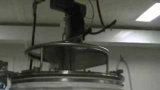 Vertical Basket Top Discharge centrifuge demonstration [upl. by Toulon]