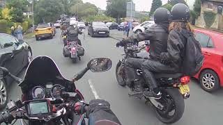 Baildon Harley ride start 250824 [upl. by Ylluz]