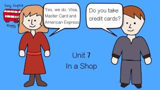 Spoken english lessons  7 English Conversation In a shop [upl. by Kerwon]