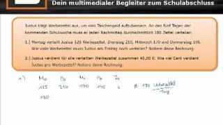 Zentrale Abschlussprüfung Mathe ZP 10 NRW Hauptschule 2009 11a [upl. by Humo260]