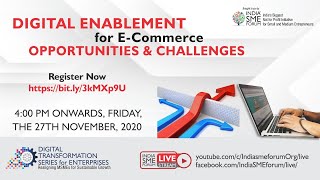 Webinar on quotDigital Enablement for Ecommerce Opportunities amp Challengesquot [upl. by Carmena]