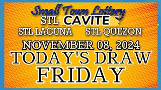 STL CAVITE STL LAGUNA STL QUEZON TODAY DRAW NOVEMBER 08 2024 [upl. by Eelahs]