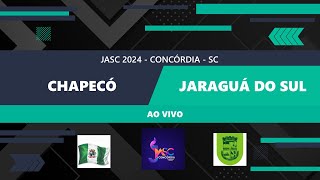 JASC2024  CHAPECÓ X JARAGUÁ DO SUL  QUARTAS DE FINAL  AO VIVO COM IMAGENS [upl. by Nauqram23]