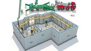 Insulated Concrete Forms  Installation Training Video [upl. by Ehrlich]