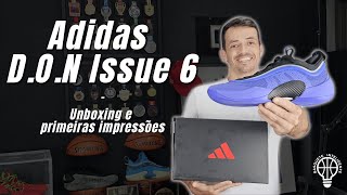 Adidas DON Issue 6 é bom  Unboxing e primeiras impressões [upl. by Zetrom]