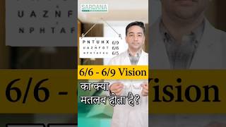 Eye Vision 66 and 69 Means  Eye Specialist Doctor in Delhi  Dr Tushar Sardana [upl. by Eastman]