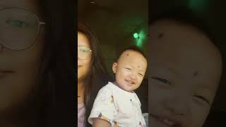 Eyeblink challenge completely gone wrong funnybaby hillariouskids eyeblinking mamababy [upl. by Turner]