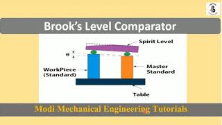 Brook’s Level Comparator  High Magnification Comparators  Comparator  Application of comparators [upl. by Lopez402]