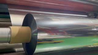 PE Coated Metalized Polyester PET Film [upl. by Ayerdna]