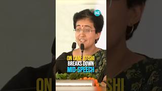 On Cam AAPs Atishi Breaks Down After SC Grants Bail To Manish Sisodia [upl. by Airogerg318]