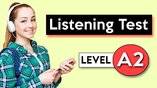 A2 Listening Test  English Listening Test [upl. by Aurora685]