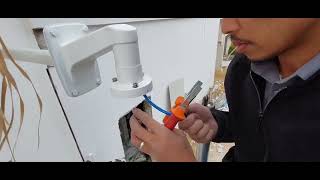 Wisenet PTZ camera installation [upl. by Rem]