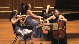 Schumann Piano Trio No1 Clara Trio filmed by Simon [upl. by Murtha]