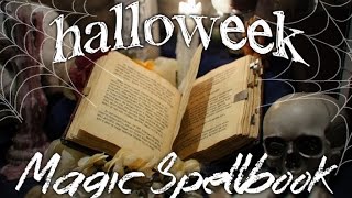 How to Make a Magic Spellbook Corded BindingSewn in Headtail BandsPleather Bound Halloweek [upl. by Ativet]