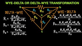 DC Circuits Episode 15 WyeDelta or DeltaWye Transformation Part 3 [upl. by Noryd564]