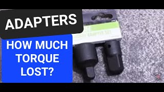 Adapter 12quot34quot how much torque lost [upl. by Magdaia]