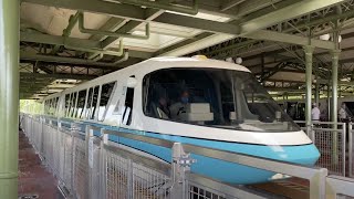 Walt Disney World Monorail Magic Kingdom Loop Full Ride HD 1080p [upl. by Cinom281]