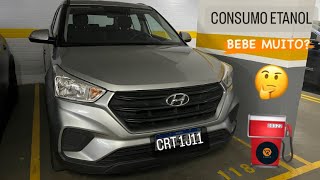 Consumo Urbano Etanol Hyundai Creta Action 16 2022 l Teste de Longa Duração [upl. by Winnie300]