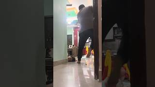 SCARING MY HUSBAND PRANK 😂 shorts [upl. by Buerger9]