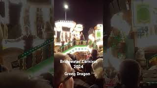 Bridgwater Carnival 2024  Green Dragon  Vagabonds CC [upl. by Glennon]