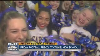 Friday Football Frenzy Carmel High School hosts Ben Davis Friday [upl. by Ataynek]