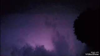 82724  Lightning Show Spotted Between Niles Michigan amp South Bend Indiana [upl. by Lindon]