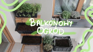 Ogród na balkonie  Jak zrobić warzywnik  Vlog  Mój EKOdom [upl. by Enaoj]