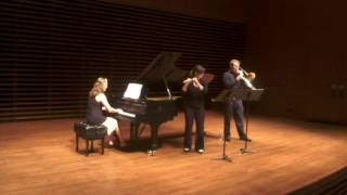 Bernstein  quotSimple Songquot Andrew Lankford trombone Jordan Frazier flute Amy Robertson piano [upl. by Wirth]